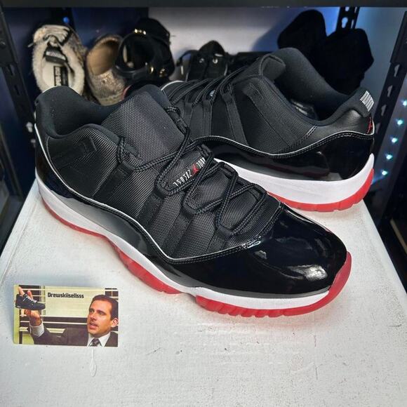Jordan 11 low bred black main image 7